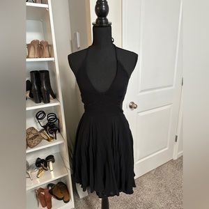 Back Tie Mini Dress